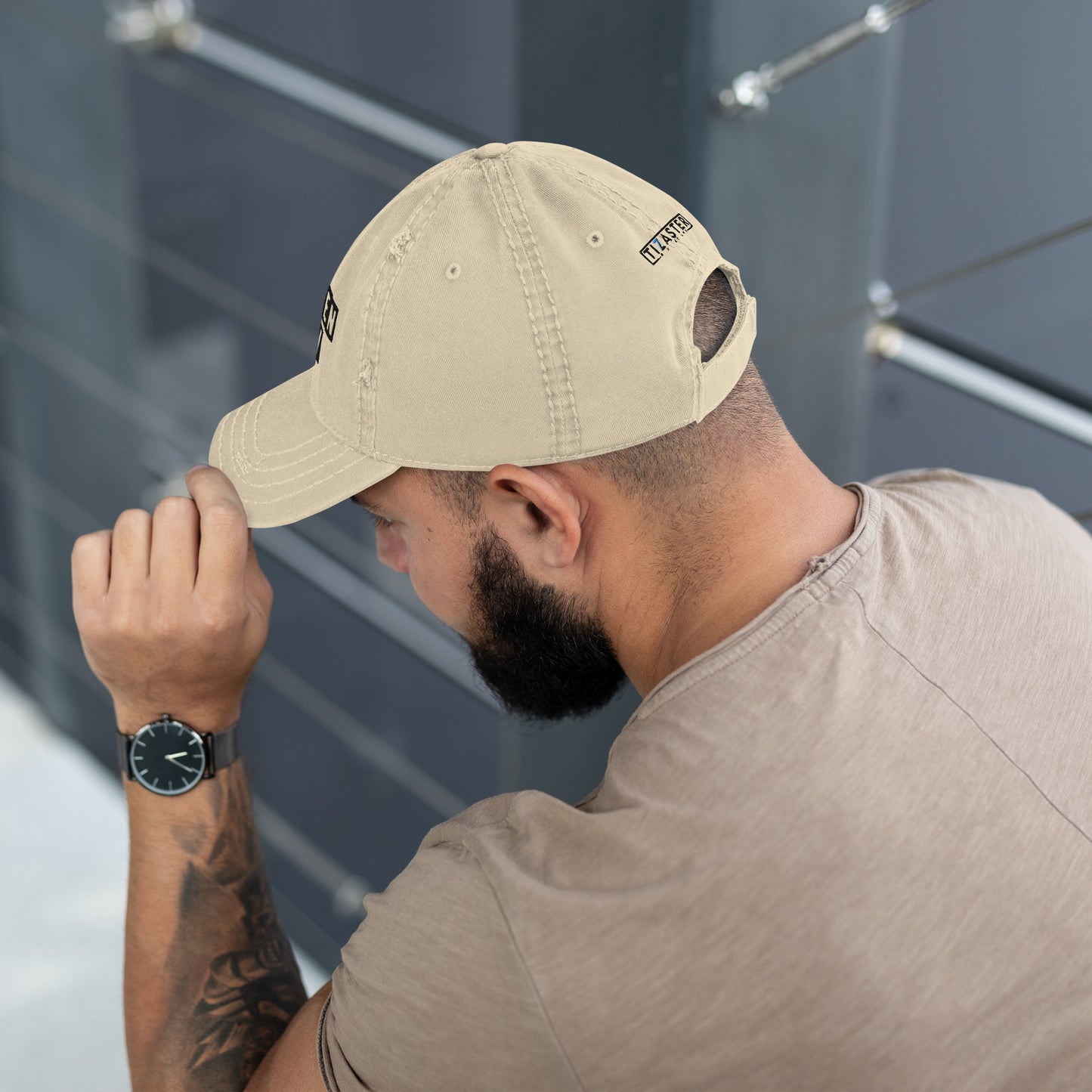"FORGOTTEN OUTLAW" Distressed Tan Hat