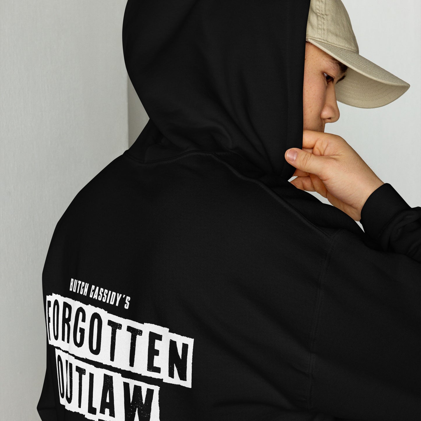 "FORGOTTEN OUTLAW" BLACK Hoodie